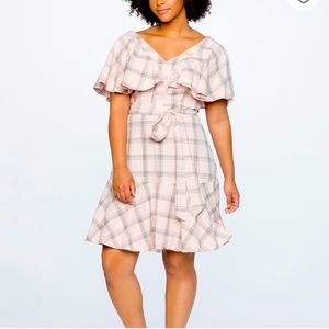 Eloquii Checked Dress Size 20